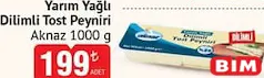 AKNAZ YARIM YAĞLI DİLİMLİ TOST PEYNİRİ 1000 G